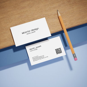 Design-Logo für Schwarz/Weiß Visitenkarte