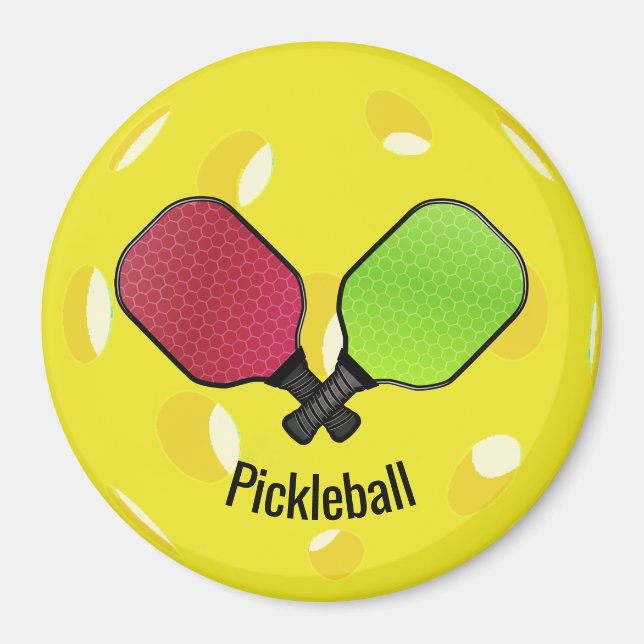 Design-Magnet für Pickleball-Ball-Paddles Magnet (Vorne)