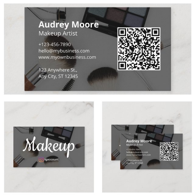 Design Makeup Artist Visitenkarte (Design Makeup Artist Business Card
)
