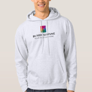 Design-Mens für doppelseitige Firmenlogos Hoodie