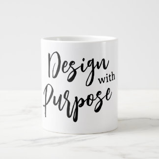 Design mit Absicht Jumbo-Tasse