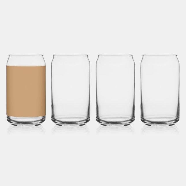 Design mit Atemberaubend braunem Hintergrund und W Dosenglas (Vorderseite)