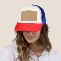 Design mit braunem Hintergrund und weißer Grenze