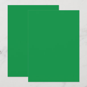 Design mit grünem Hintergrund und weißer Grenze Dankeskarte