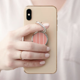 Design mit weichem Farbverlauf und vertikalen Stre Telefonring Ständer