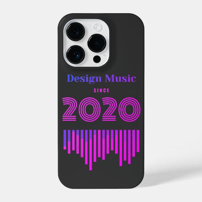 Design Music Modedesign iPhone 14 Pro Fall Hülle (Rückseite)