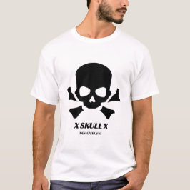 Design Music X Skull X Design T - Shirt