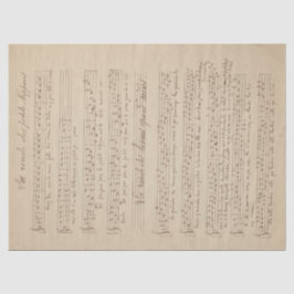 Design Musik und Rose 2 Seidenpapier