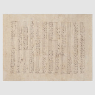 Design Musik und Rose 9 Seidenpapier