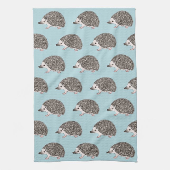 Design-Muster für afrikanische Pygmäen-Igel-Cartoo Geschirrtuch (Vertikal)