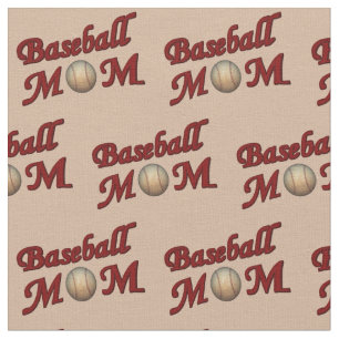 Design-Muster für Baseball-Mamas Stoff