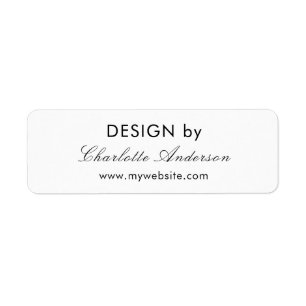 Design nach Namen des weißen Unternehmers