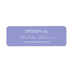 Design nach Namen violetter Unternehmer