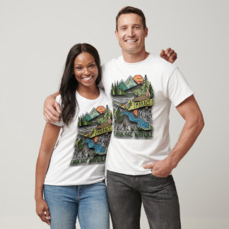 Design Naturlandschaft mit einem inspirierenden Qu T-Shirt