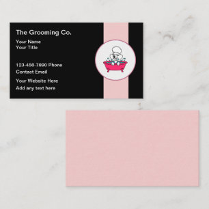 Design niedlicher Dog Grooming Business Cards Visitenkarte
