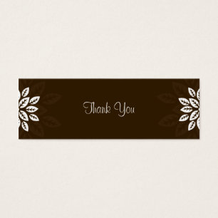 Design Nr. 3 Danke, Geschenkmarke - SCHOKOLADE