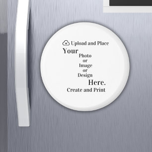 Design oder Foto-Upload anzeigen Magnet