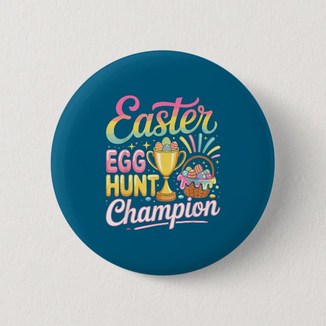 Design Ostereier-Such-Champion Ostern Button (Vorderseite)