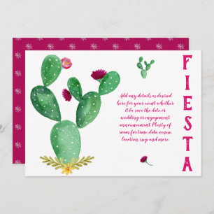 Design Own FIESTA Folk Art Wedding Brautparty Einladung