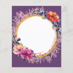 Design-OWN Girly Party-Veranstaltung zum Geburtsta Flyer