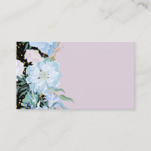 Design Own Trending Girly Stationery Blaue Blumen
