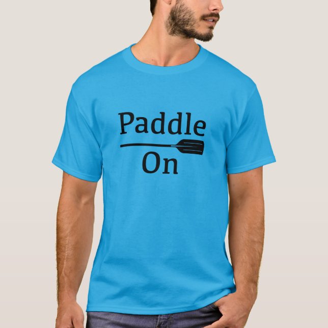 Design-Paddel - Dark-T - Shirt für Männer (Vorderseite)