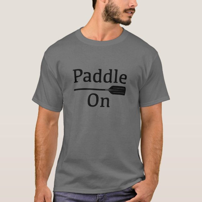 Design-Paddel - Dark-T - Shirt für Männer (Vorderseite)