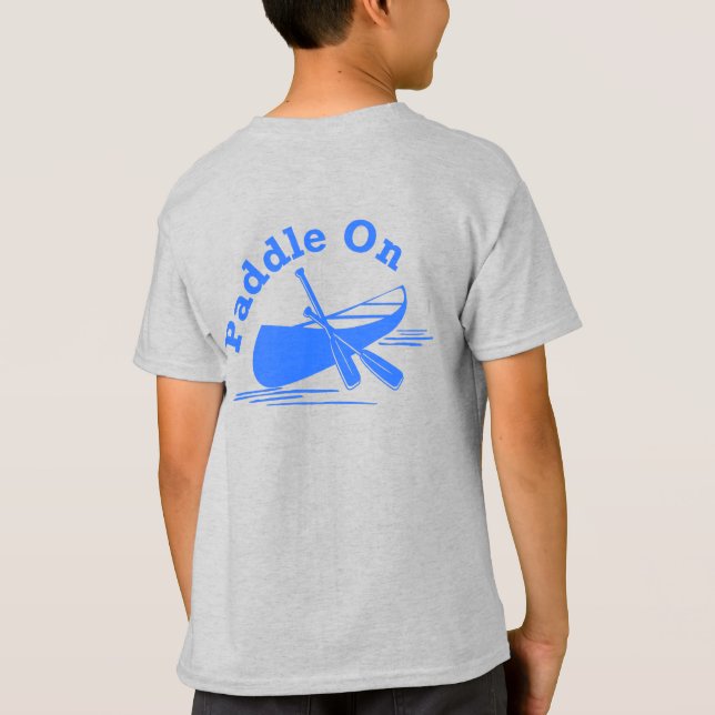 Design-Paddel - Kids-T - Shirt (Rückseite)