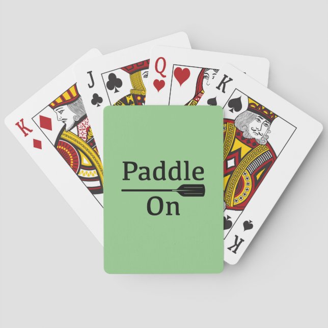 Design-Paddel - Klassische Spielkarten (Rückseite)