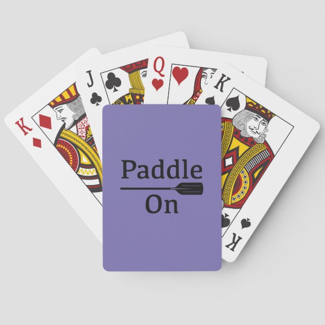 Design-Paddel - Klassische Spielkarten (Rückseite)