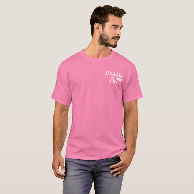 Design-Paddel - T - Shirt für Männer (Vorne ganz)
