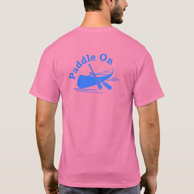 Design-Paddel - T - Shirt für Männer (Rückseite)
