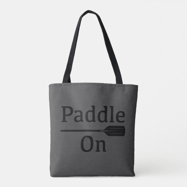 Design-Paddel - Volldrucktasche, Mittel (Rückseite)