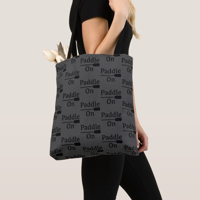 Design-Paddel - Volldrucktasche, Mittel (Von Nahem)