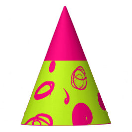 Design-Party-Hut für lineare Muster und Flecken Partyhütchen