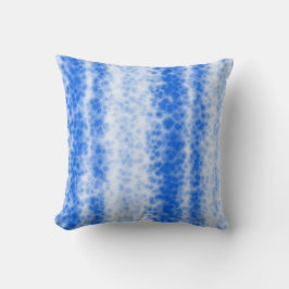 Design-Pillow Sky Blue und White Watercolor Blubbl Kissen