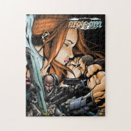 Design-Puzzle für Fleisch und Stahl V4 Puzzle