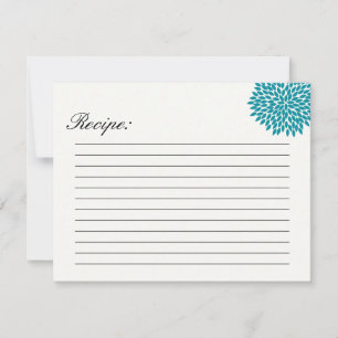 Design-Referenzkarten für blaue Blume