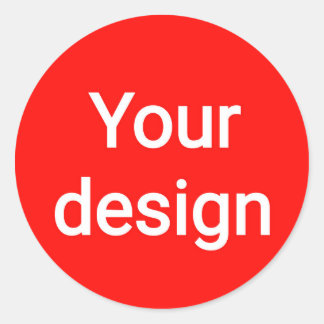 Design runder aufkleber