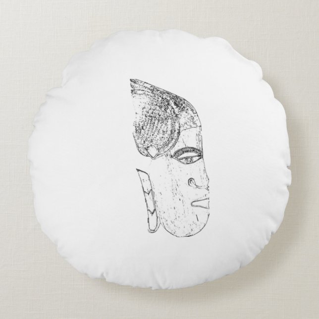 Design Rundes Kissen (Vorderseite)