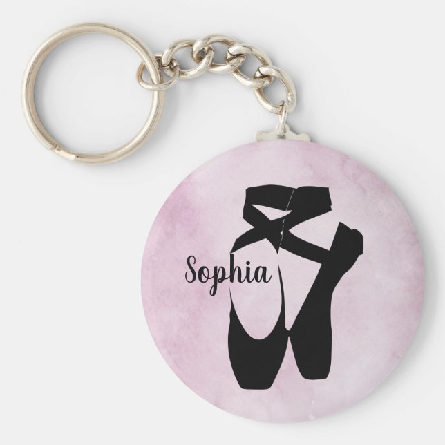 Design-Schlüsselanhänger für Ballet Shoes Schlüsselanhänger (Vorne)