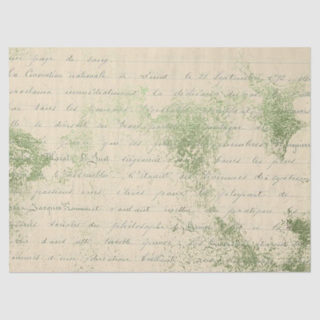 Design-Serie von Ephemera Green Paper Series 15 Seidenpapier (Vorderseite)