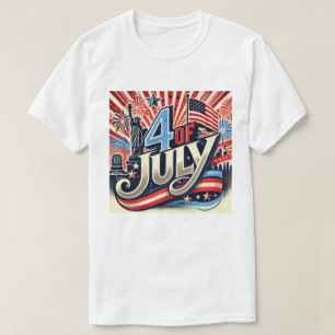 Design Shop Amerikanische Unabhängigkeitstag T-Shirt