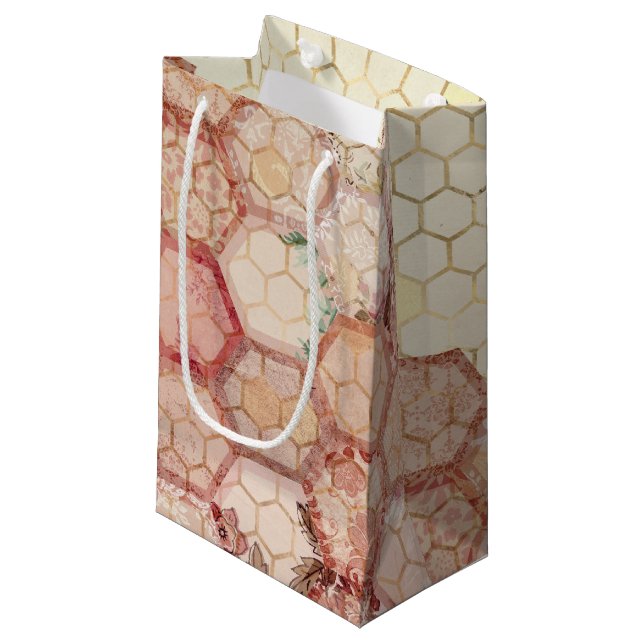 Design-Sieben der Bienenreihe Kleine Geschenktüte (Vorderseite Schrägansicht)