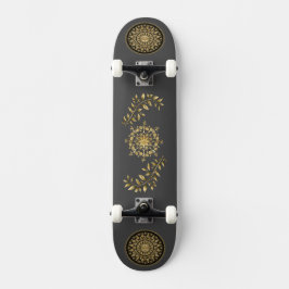 Design-Skateboard für das Gold-Muster Skateboard
