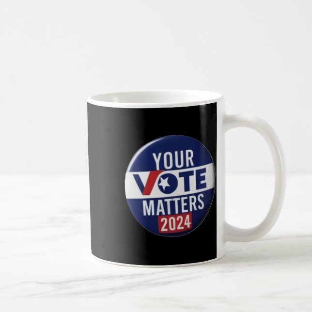 Design-Sticker für Ihre Kampagne "Vote S 2024" Kaffeetasse (Rechts)