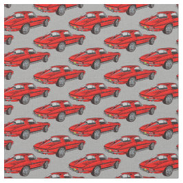 Design-Stoff für Red Corvette Stoff