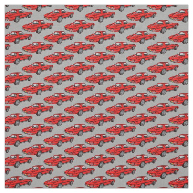 Design-Stoff für Red Corvette Stoff (Muster)