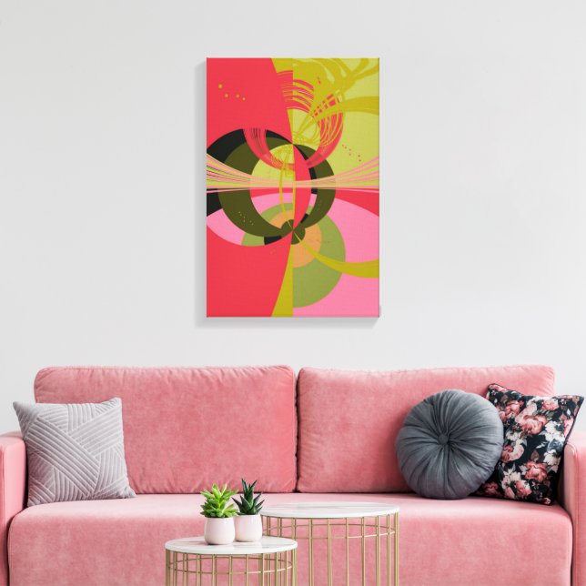 Design Style Art Deco Leinwanddruck (Insitu (Wohnzimmer))