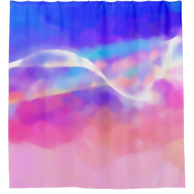 Design Textur digitale Kunst Hintergrund abstrakt  Duschvorhang (Vorderseite)